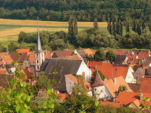 Fasten und wandern in den Wldern von Franken